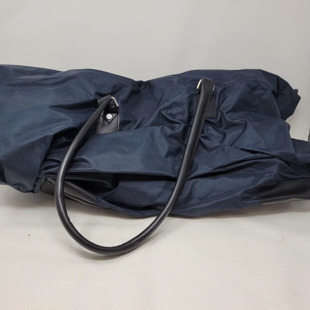 Disneyland Resort Navy Blue Mickey Duffle Bag Nylon Travel Soft Case Large